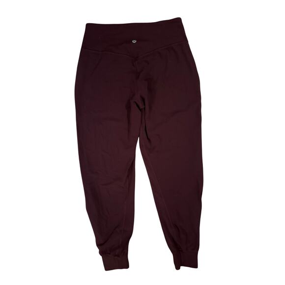 Women 6 Lululemon Align High Rise Jogger Pants Cassis Purple Nulu Soft Stretch - Picture 4 of 7